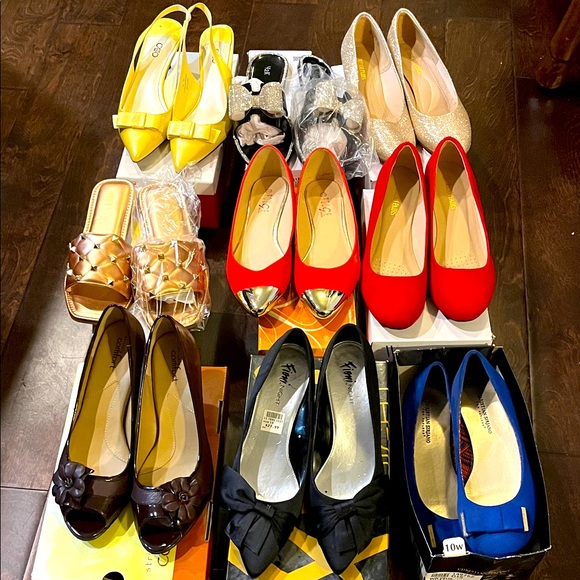 Lot of women Elegant  Women's Shoes sz10 and 11, some are new - Picture 2 of 12